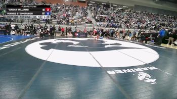 14U Girls - 120 lbs Cons. Semis - Sasha Williams, OK vs Venyss Steingruber, MT