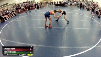 85 lbs Quarterfinals (8 Team) - Korvin Bayles, Utah vs Hayden Nozie, Team Arizona