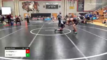 172 lbs Quarterfinal - Nathan Ridgley, Gettysburg vs Owen Reed, South Western