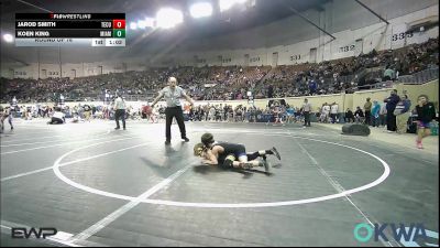 64 lbs Round Of 16 - Jarod Smith, Tecumseh Youth Wrestling vs Koen King, Miami