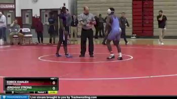 152 lbs Quarterfinal - Jeremiah Strong, Victory College Prep. vs Edrick Kwaleh, Perry Meridian