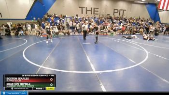 108 lbs Quarterfinal - Boston Searles, Olympus-Skyline vs Braxton Trimble, Sanderson Wrestling Academy