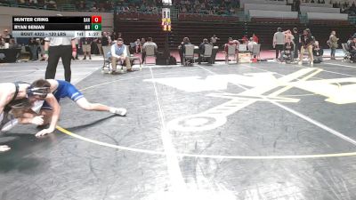 120 lbs Consolation - Hunter Cring, D.W. Daniel vs Ryan Seman, May River