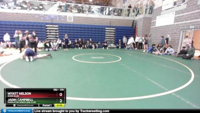 175 lbs Quarterfinal - Wyatt Nelson, Kuna Klub vs Jadin Campbell, Middleton Wrestling Club