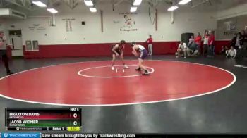 120 lbs Round 1 - Braxton Davis, Mediapolis vs Jacob Widmer, Burlington