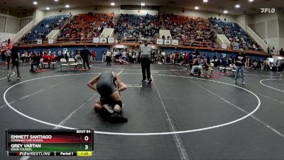 150 lbs Champ. Round 2 - Emmett Santiago, Covenant Life School vs Grey Vartan, Good Counsel