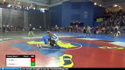 285 lbs Champ. Round 1 - Abdur Bey, Somerset vs Jacob Cozze, Nazareth