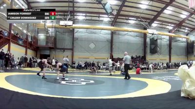 120 lbs Cons. Round 3 - Jamison Forrest, Bishop McCort vs Cruzer Dominguez, Creighton Prep