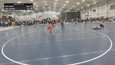 120 lbs Cons. Sub-rd Of 64 - Troy Davis, MWC Wrestling Academy vs Axel Gruver, Lake Gibson Braves
