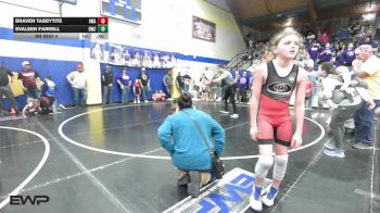 60 lbs Rr Rnd 4 - Braven Tabbytite, HURRICANE WRESTLING ACADEMY vs Evaleen Farrell, Berryhill Wrestling Club