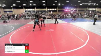 157 lbs Round Of 32 - Ibraheem Ahmed, Warrior Trained vs John McKay, Manu WC