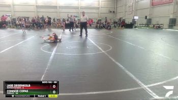 60 lbs Quarterfinal - Jase Degenkolb, Burgettstown vs Connor Copas, Pursuit