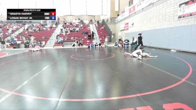 78 lbs Round 2 - Gradyn Harvey, St. Maries Wrestling Club vs Logan McKay Jr., Fighting Squirrels Wrestling Club