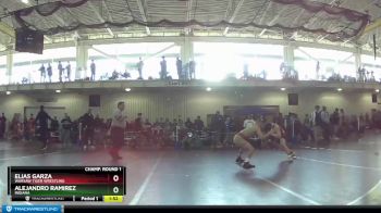 126 lbs Champ. Round 1 - Elias Garza, Warsaw Tiger Wrestling vs Alejandro Ramirez, Indiana