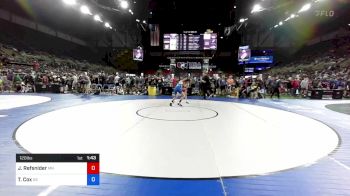 120 lbs Rnd Of 128 - Jackson Refsnider, Minnesota vs Tristen Cox, Kansas