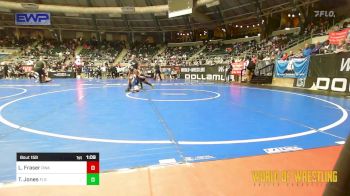 130 lbs Final - Ladson Fraser, Roundtree Wrestling Academy vs Taj Jones, Florida Scorpions