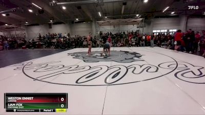 157 lbs Cons. Round 6 - Liam Fox, Cheyenne East vs Weston Ennist, Laramie