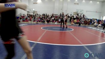 91 lbs Rr Rnd 1 - Madisson Lopez, Clinton Youth Wrestling vs Alana Abbott, F-5 GRAPPLING