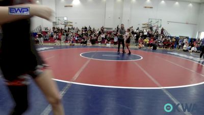 91 lbs Rr Rnd 1 - Madisson Lopez, Clinton Youth Wrestling vs Alana Abbott, F-5 GRAPPLING