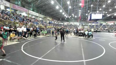 40 lbs Quarterfinal - Danny Diaz, Widefield WC vs Kameron Martinez, Ridge WC