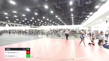 106 lbs Round Of 16 - Cruz Hernandez, Savage House WC vs William Graziano, Carlsbad Combat WC