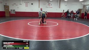 126 lbs Cons. Round 2 - Noah Swigart, Fort Madison vs Jack Olesen, Cedar Rapids Kennedy
