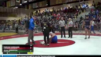 220 lbs Quarterfinal - Caleb Vanbuskirk, Palm Desert vs Adrian Cano, Birmingham