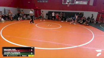 142 lbs Round 2 (8 Team) - Brayden Tate, Southwest MO Stingers vs Hayden Fulkerson, Rockwall Training Center