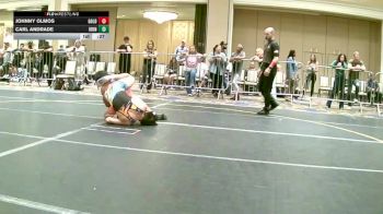 132 lbs Consi Of 8 #1 - Johnny Olmos, Golden Coast Grappling vs Carl Andrade, Iron Forge WC
