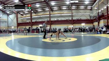 115 lbs Cons. Round 4 - Zoe Dempsey, New Lenox vs Leah Willen, Harrison