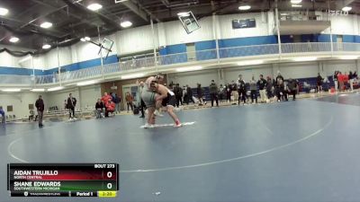 285 lbs 3rd Place Match - Aidan Trujillo, North Central vs Shane Edwards, Southwestern Michigan