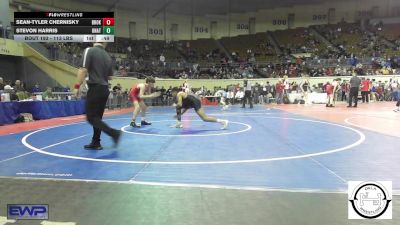 113 lbs Consi Of 16 #1 - Sean-Tyler Chernisky, Broken Arrow vs Stevon Harris, Unattached Assassins