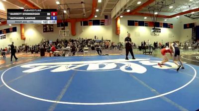 105 lbs 5th Place Match - Barrett Stemberger, Impact Wrestling Academy vs Nathaniel Lanoue, Caliber Wrestling Academy