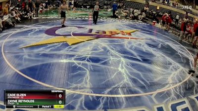 127 lbs Semis & 1st Wrestleback (8 Team) - Zayne Reynolds, Staley vs Cade Elzen, Stillwater