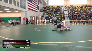 120 lbs 5th Place Match - Trevor Kusmits, MANCHESTER vs Omar Leon, SPRINGFIELD(Akron)