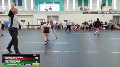 115 lbs Finals (8 Team) - Peyton Nicholson, Georgia United vs Porter Daniels, Florida Scorpions