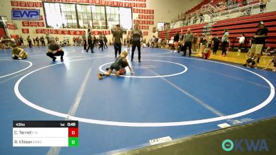 43 lbs Rr Rnd 2 - Cole Terrell, F-5 Grappling vs Rhiller Ellison, El Reno Wrestling Club