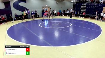 125 lbs. Cons. Round 2 - Becca Marlow, Fort Osage vs Brittany Nguyen, North Kansas City