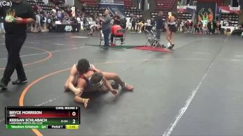 125 lbs Cons. Round 2 - Bryce Morrison, Ares vs Keegan Schlabach, Lagrange Wrestling Club