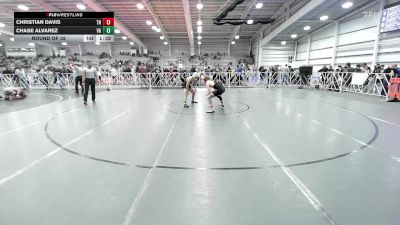 132 lbs Round Of 32 - Christian Davis, TN vs Chase Alvarez, VA