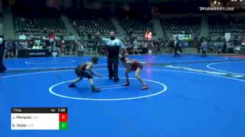 77 lbs Semifinal - Jonathan Marquez, Toss Em Up vs Slater Hicks, Sunkist Kids Monster Garage