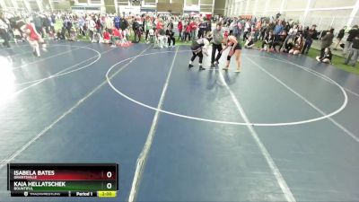 190 lbs Quarterfinal - Kaia Hellatschek, Bountiful vs Isabela Bates, Grantsville