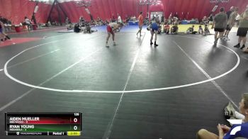126 lbs Placement Matches (16 Team) - Ryan Young, Indianola vs Aiden Mueller, BBE/Waska