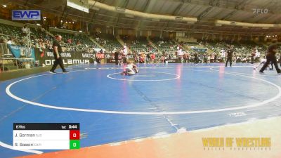 67 lbs 5th Place - Jack Gorman, SJO Youth Wrestling vs Ryan Bassiri, Capital City Wrestling Club