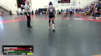 113 lbs Semifinal - Nathan Francia, Hillsboro vs Aj Cabantoy, McNary