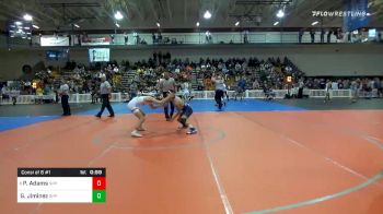 120 lbs Consolation - Patrick Adams, St. Peter's Prep vs Gabe Jiminez, Seton Hall Prep