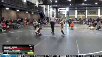 65 lbs Round 2 (4 Team) - Brindley Mazzulla, Hastings Wrestling Academy vs Kennady Grass, Missouri Black