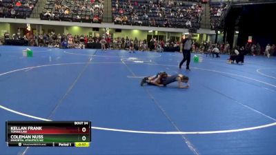 55 lbs Quarterfinal - Coleman Nuss, Immortal Athletics WC vs Kellan Frank, Tomah/LAW