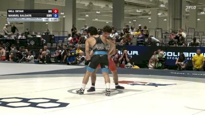 60 Finals kg Champ. Round 1 - Will Detar, Exodus Wrestling Club vs Manuel Saldate, Beaver Dam Wrestling Regional Training Center