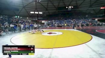 113 lbs Quarterfinal - Michael Baxter, Punisher Wrestling Company vs Kaidan Taijeron, Washington